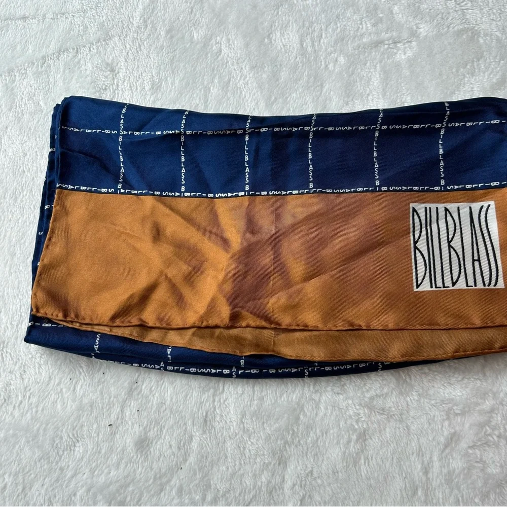 VINTAGE BILL BLASS SILK SCARF